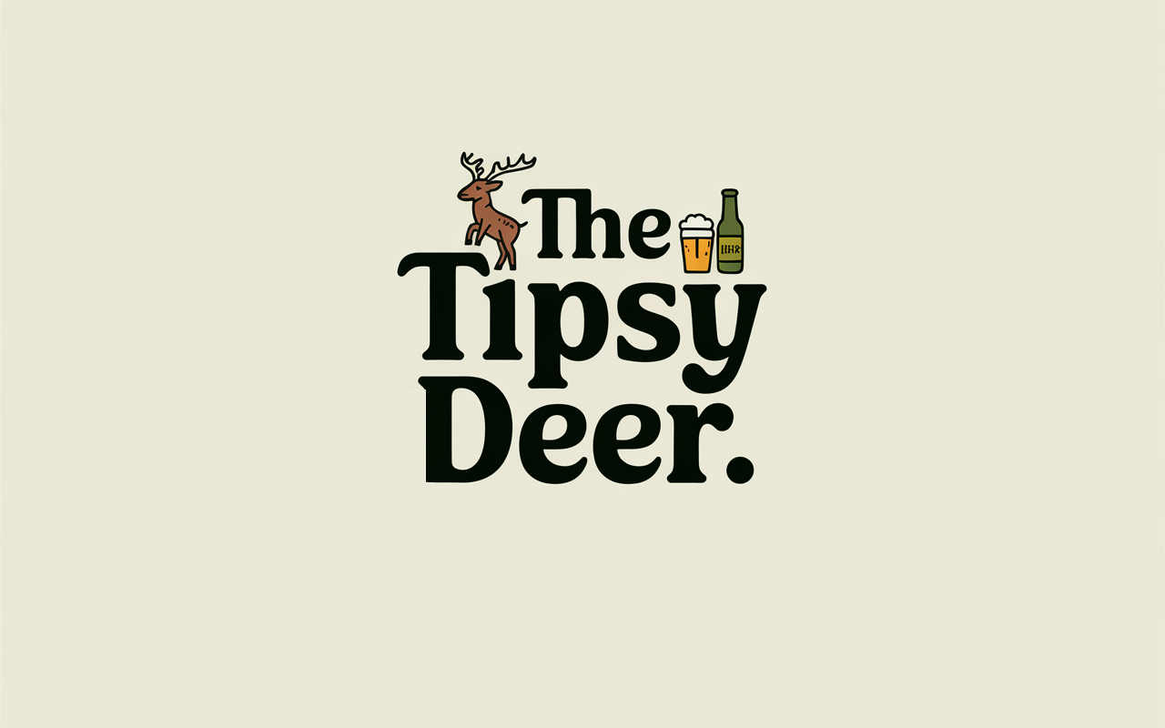 Diseño de Logo por Mukuuu para The Tipsy Deer | Diseño #34391990