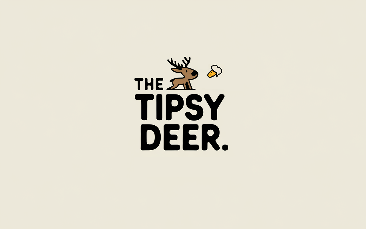 Logo-Design von Mukuuu für The Tipsy Deer | Design #34391991