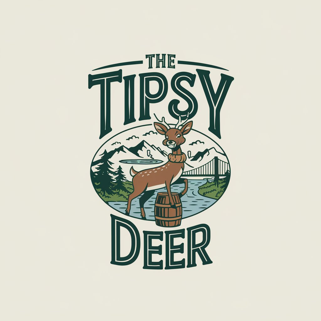 Diseño de Logo por Olivia Marie Smith para The Tipsy Deer | Diseño #34395904