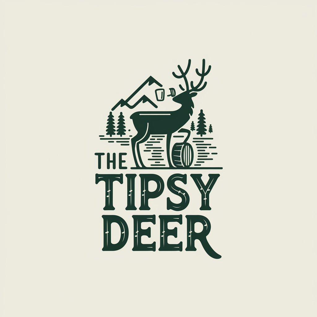 Logo Design by Olivia Marie Smith for The Tipsy Deer | Design #34395906