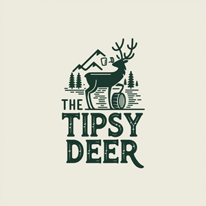 Design de Logo par Olivia Marie Smith pour The Tipsy Deer | Design : #34395906