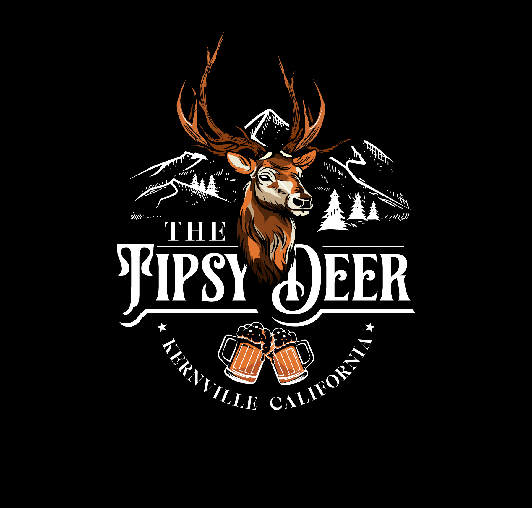 Logo Design by debdesign for The Tipsy Deer | Design #34742378