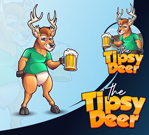 Logo-Design von Sobisss für The Tipsy Deer | Design #34411382