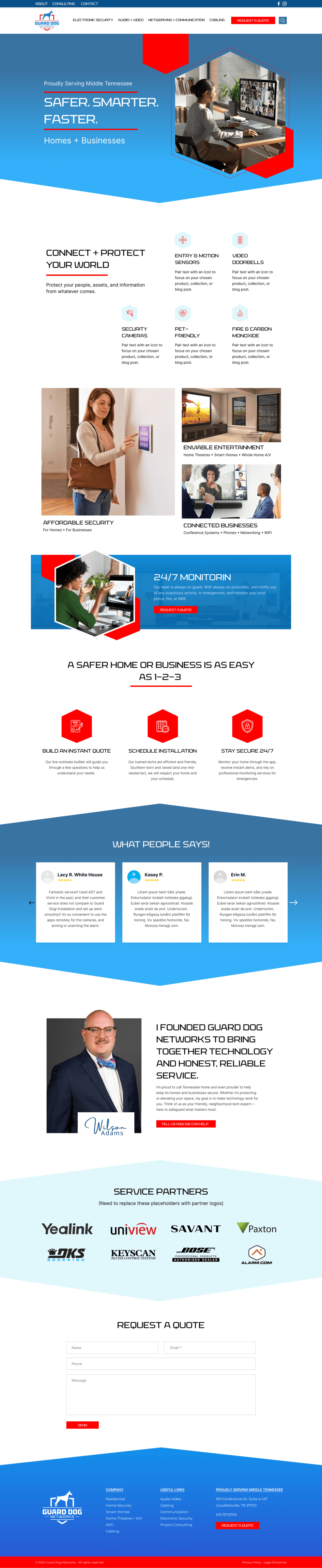 Web Design by TechWise for Val Holden | Design #34411356
