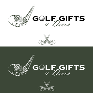 Golf Gifts and Decor Logo design - for home decor and gift business for golf themed items