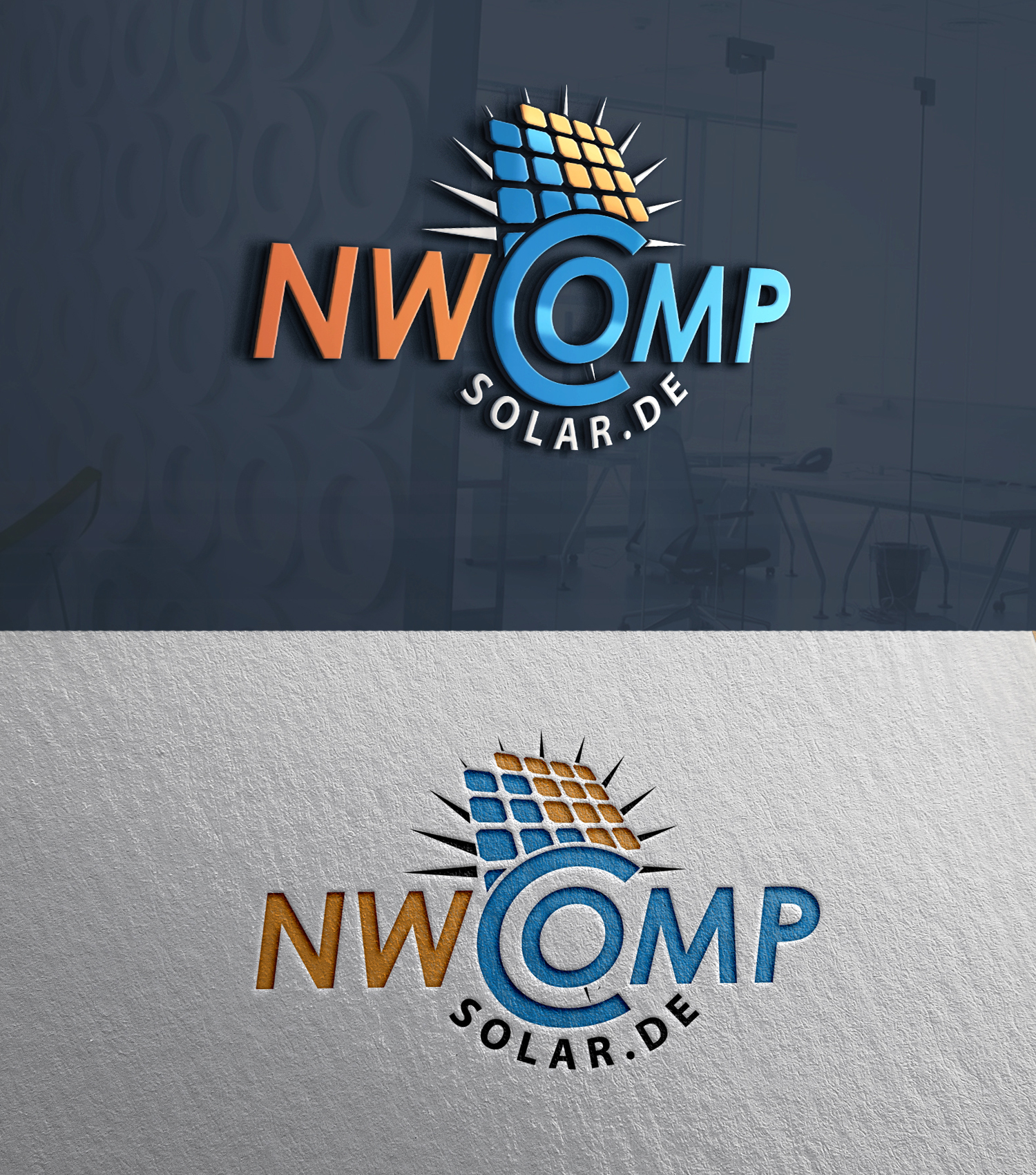 Logo Design by 24ksunny for NwComp Solar GmbH | Design #34398636