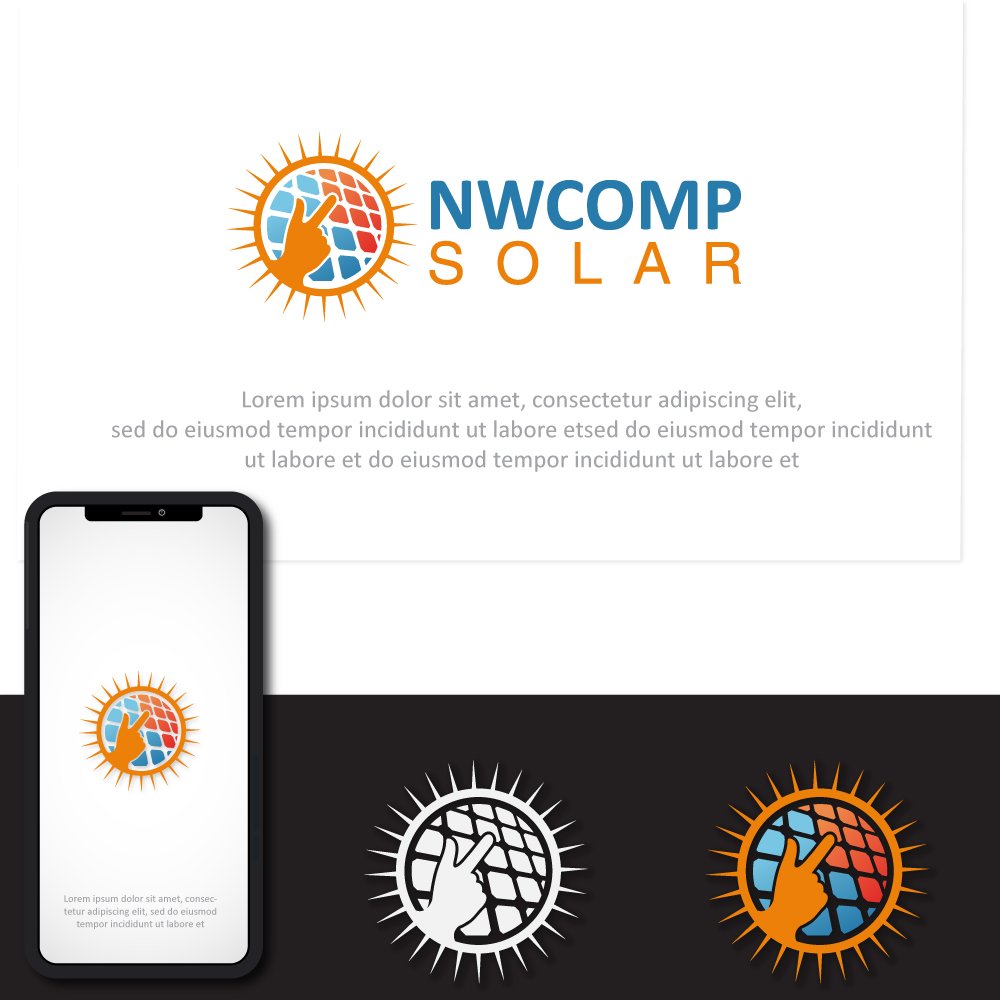 Logo Design by Anekaa for NwComp Solar GmbH | Design #34414399