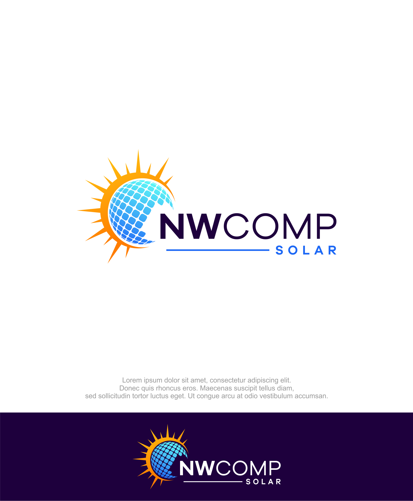 Logo Design by M.Syaiful Huda for NwComp Solar GmbH | Design #34398933