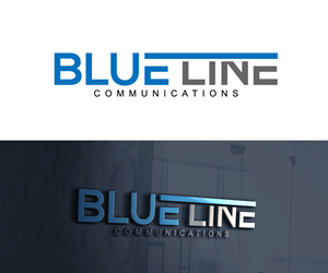 BlueLine Communications Logo, elegance and power combined
