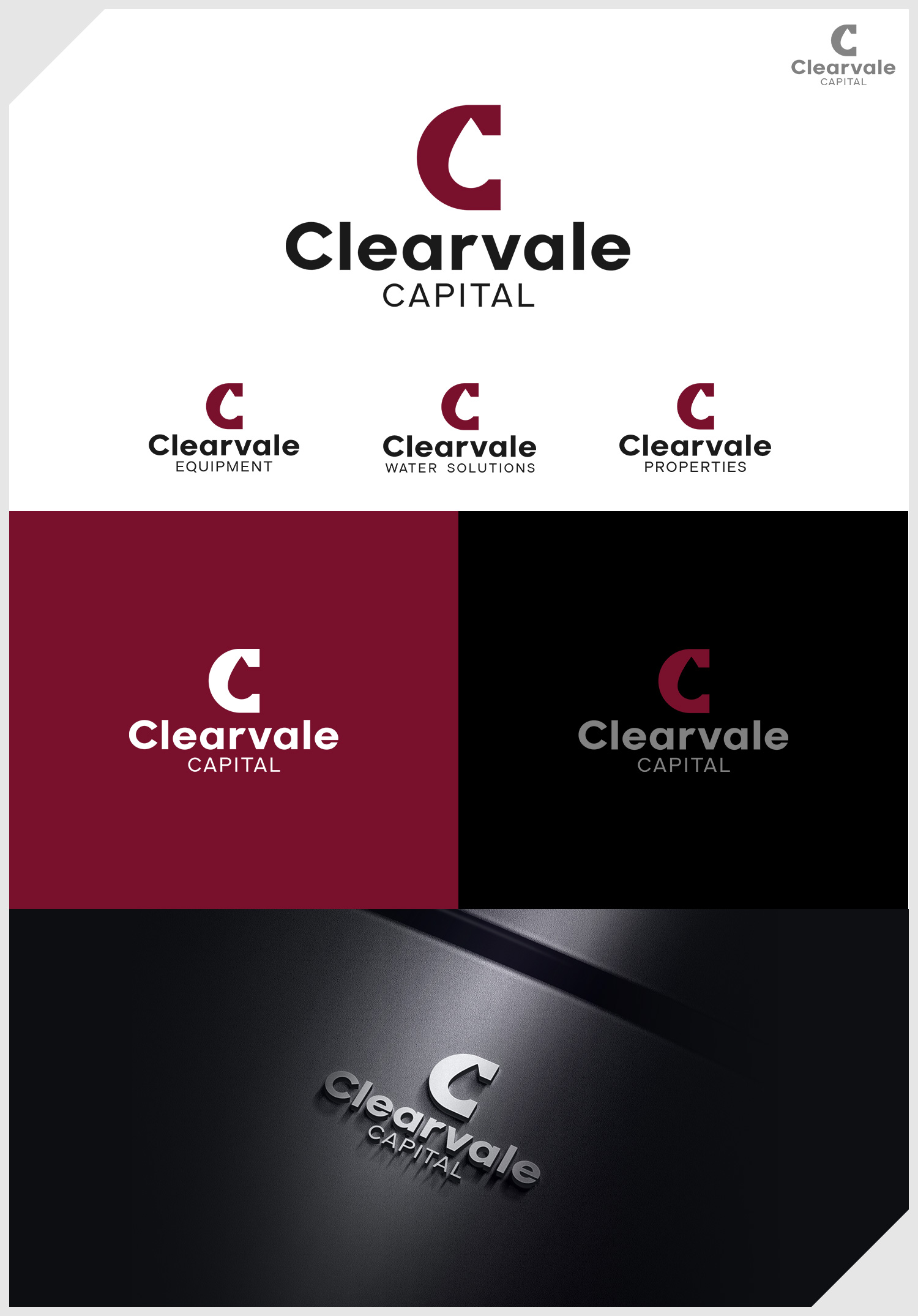 Logo Design by IDesign1606 for Clearvale Capital, LLC | Design #34419707