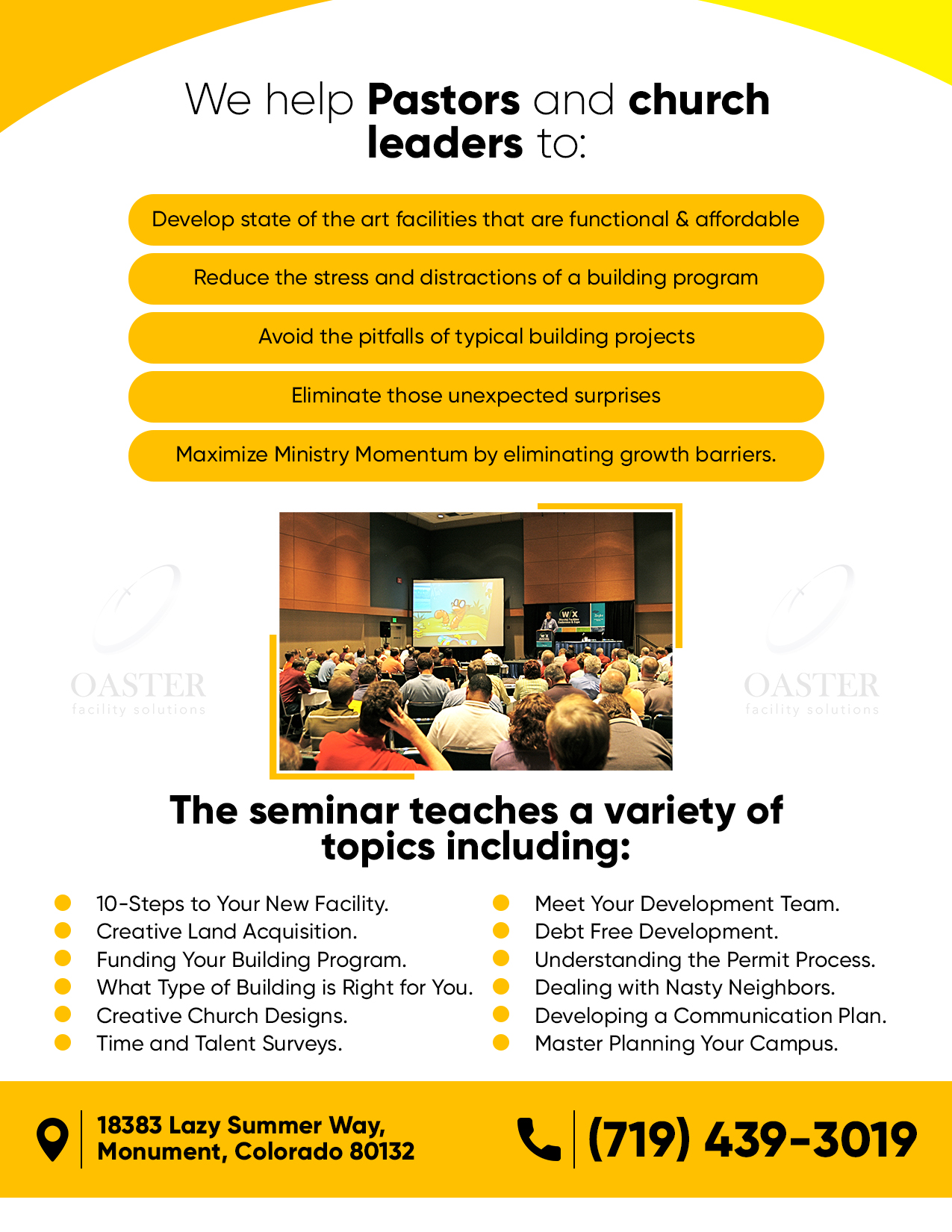 Diseño de Flyer por IDesign1606 para Oaster Facility Solutions | Diseño #34438980