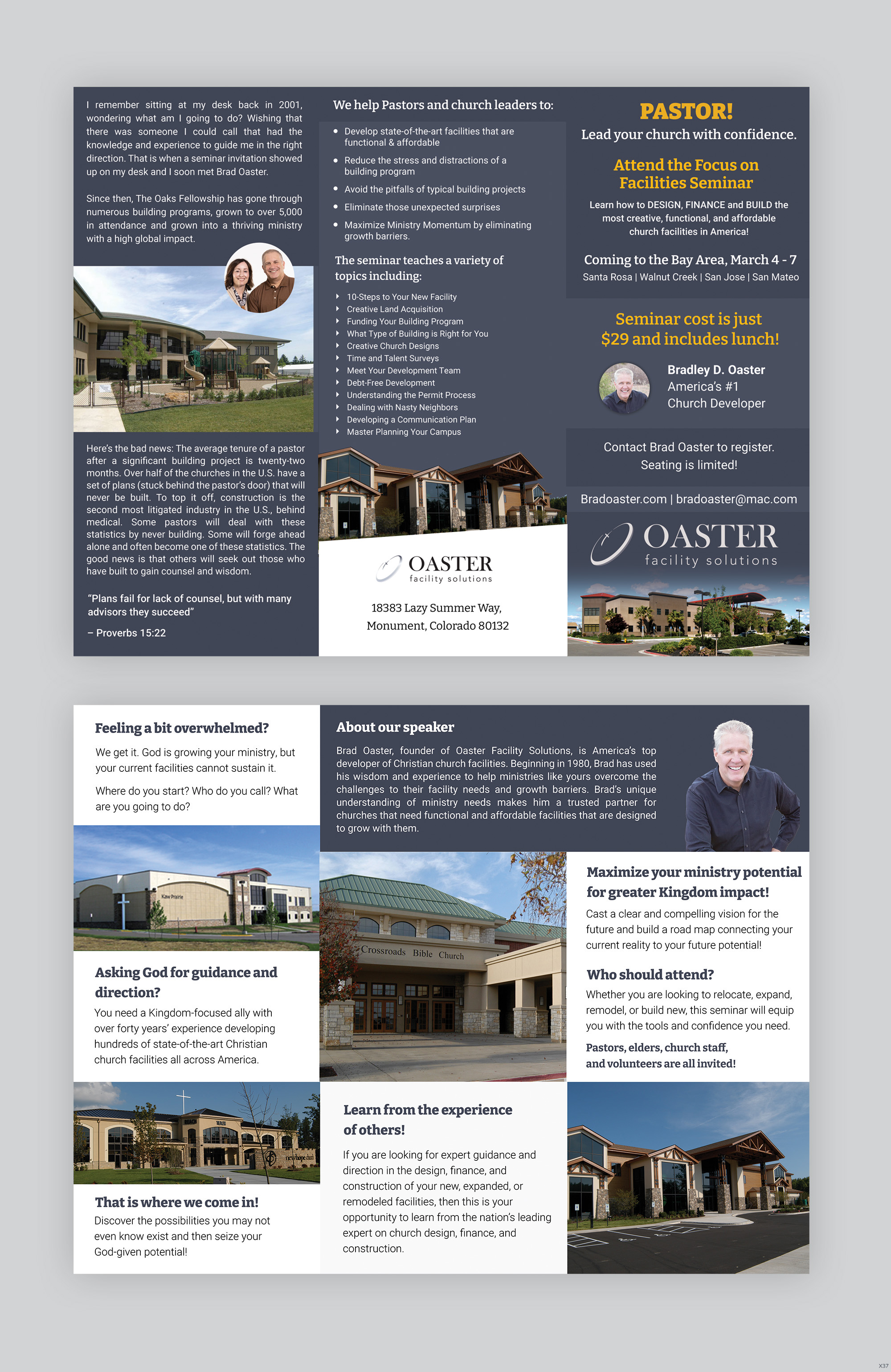 Diseño de Flyer por pb para Oaster Facility Solutions | Diseño #34413127