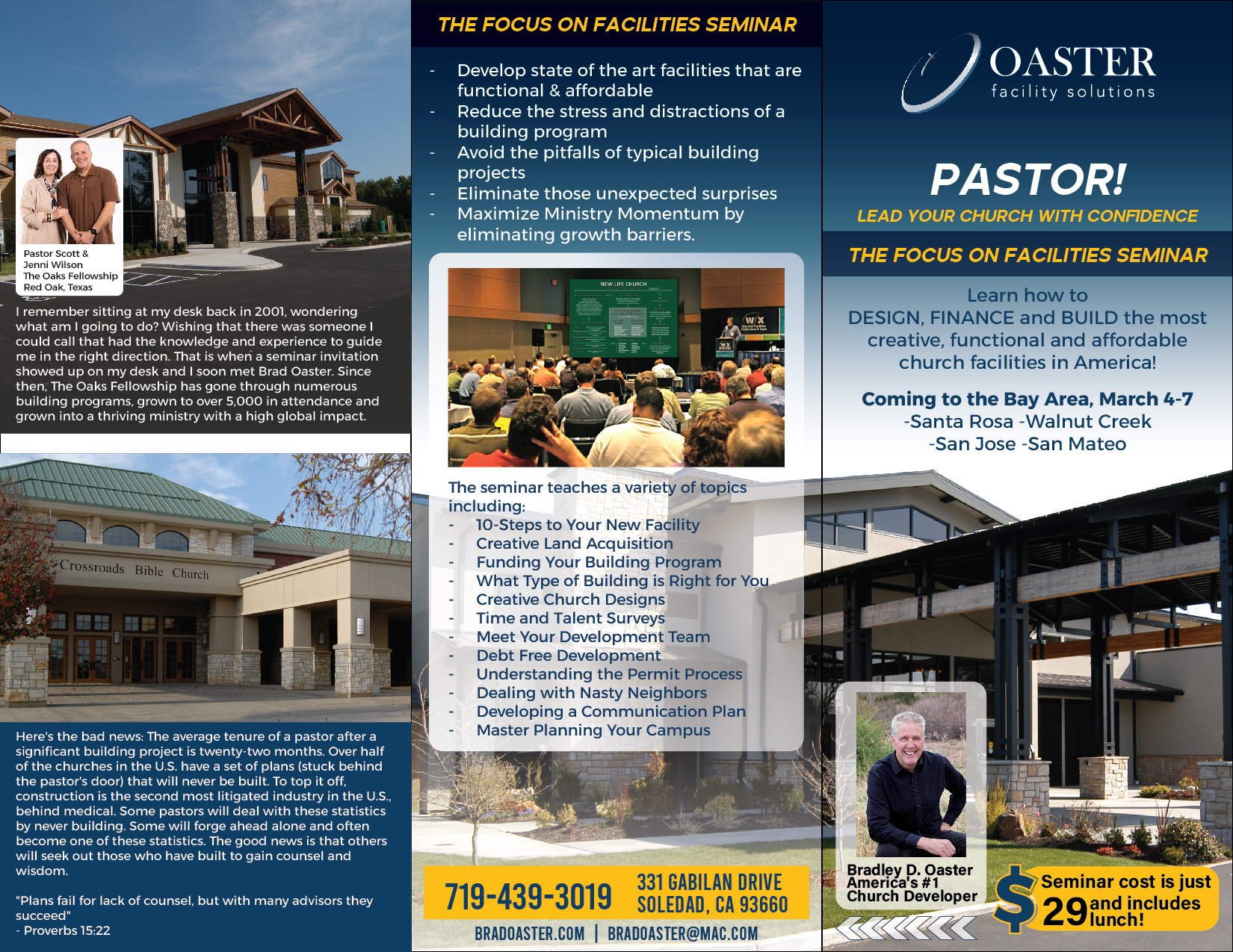 Diseño de Flyer por 3Guys para Oaster Facility Solutions | Diseño #34439035