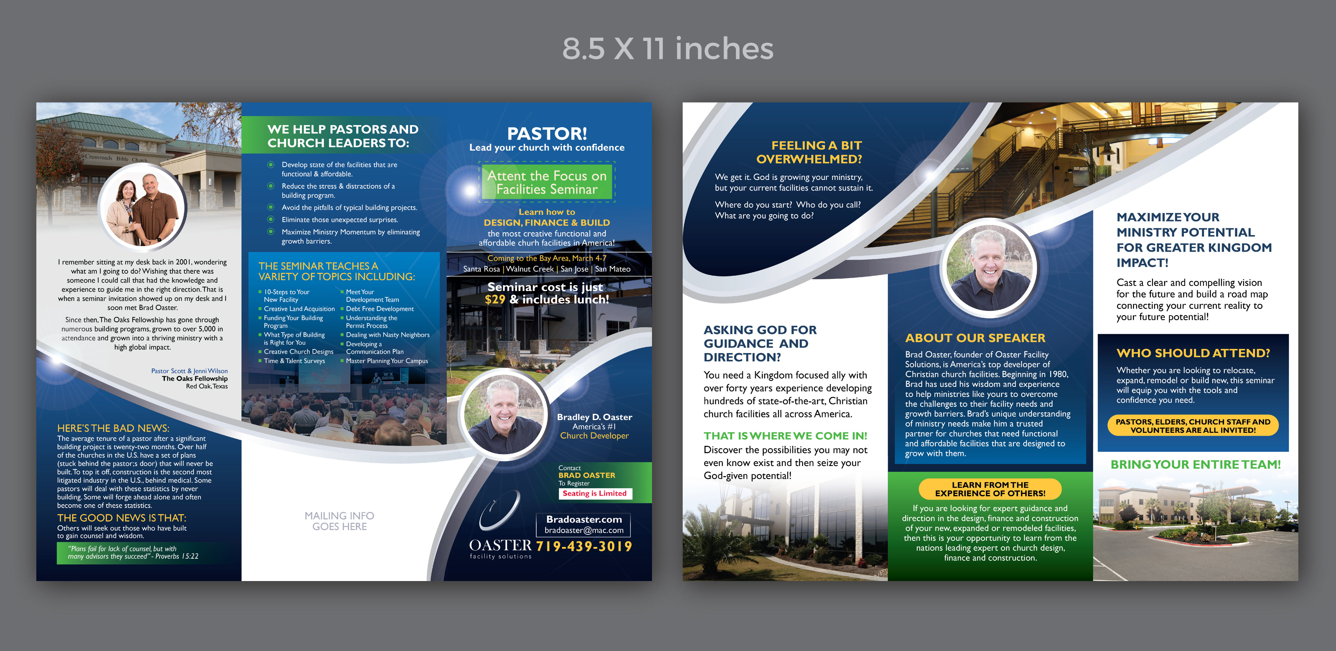 Flyer Design by Impressive Designs for Oaster Facility Solutions | Design #34423912