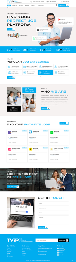 Web Design by pb for this project | Design: #34417349