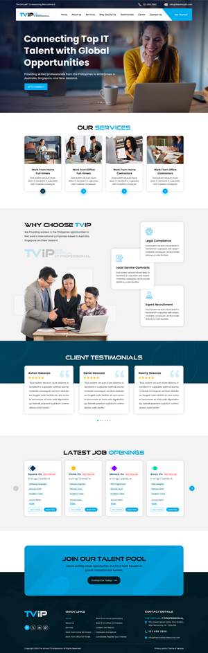 Web Design by Sbss for this project | Design: #34422099