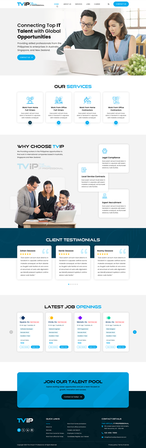 Web Design by Sbss for this project | Design: #34422334