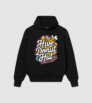 Diseño de Camiseta por Lumen Branding para The Hive Donut Hut | Diseño: #34428356