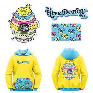 Diseño de Camiseta por dcoffeeaddict para The Hive Donut Hut | Diseño: #34434726