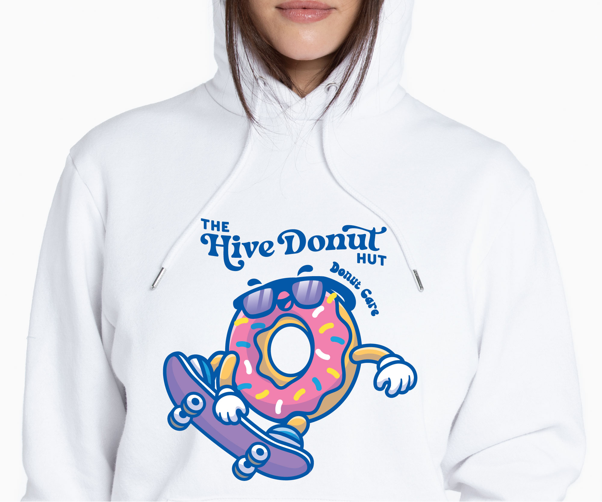 T-Shirt-Design von JustIconic für The Hive Donut Hut | Design #34444513