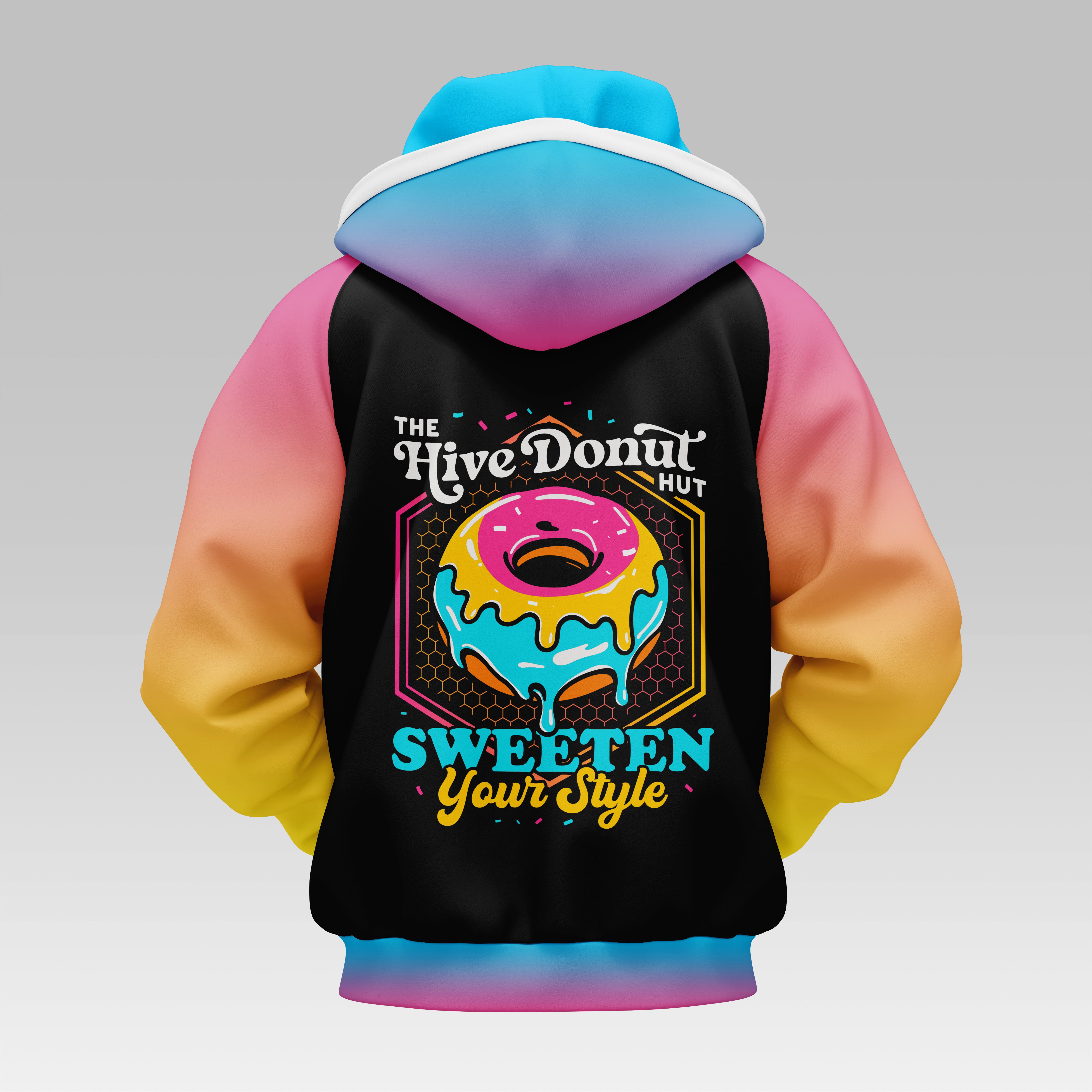 T-shirt Design by Karim Craft for The Hive Donut Hut | Design #34411729