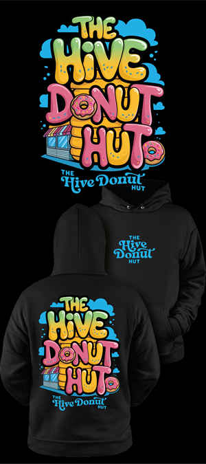Diseño de Camiseta por mounir.co para The Hive Donut Hut | Diseño: #34413840