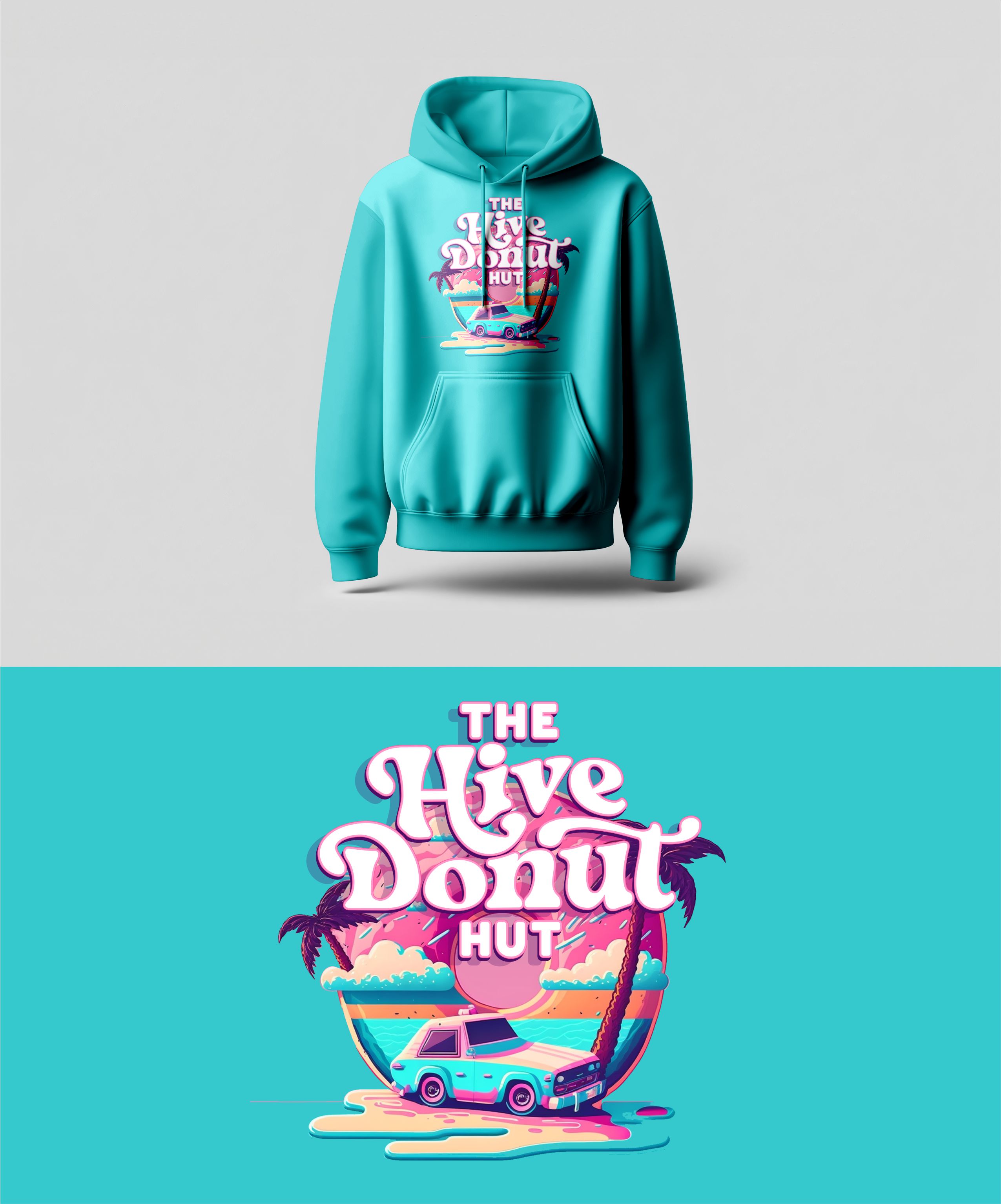 Diseño de Camiseta por agustian spades para The Hive Donut Hut | Diseño #34422453
