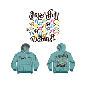 Diseño de Camiseta por r. ilham para The Hive Donut Hut | Diseño: #34412457
