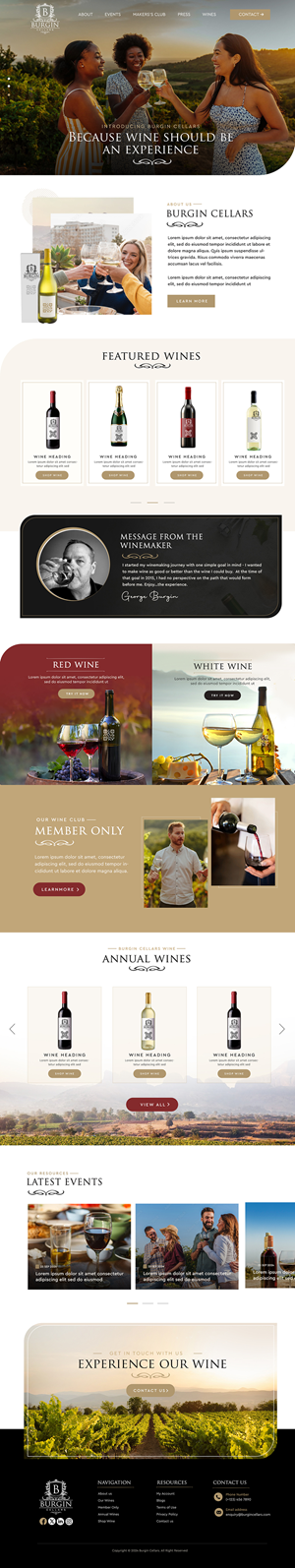 Wix Design by Blue Sparrow for this project | Design: #34426981