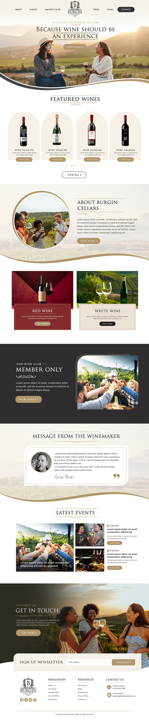 Wix Design by Blue Sparrow for this project | Design: #34426990