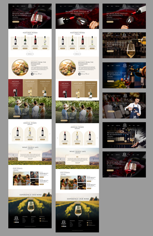 Burgin Cellars WIX website