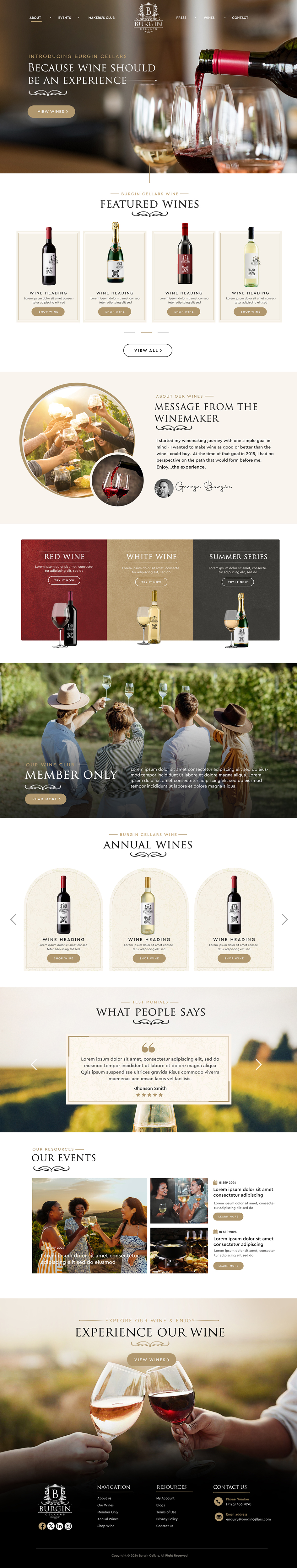 Wix Design by Blue Sparrow for this project | Design #34435390