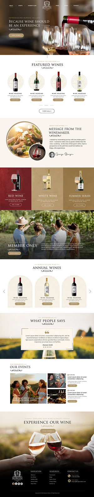 Wix Design by Blue Sparrow for this project | Design: #34435391