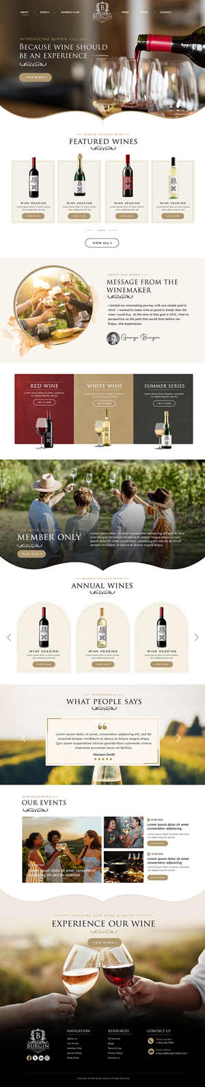 Wix Design by Blue Sparrow for this project | Design: #34438560