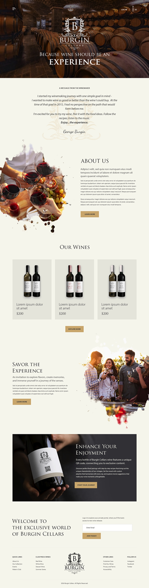 Wix Design by pb for this project | Design: #34427301