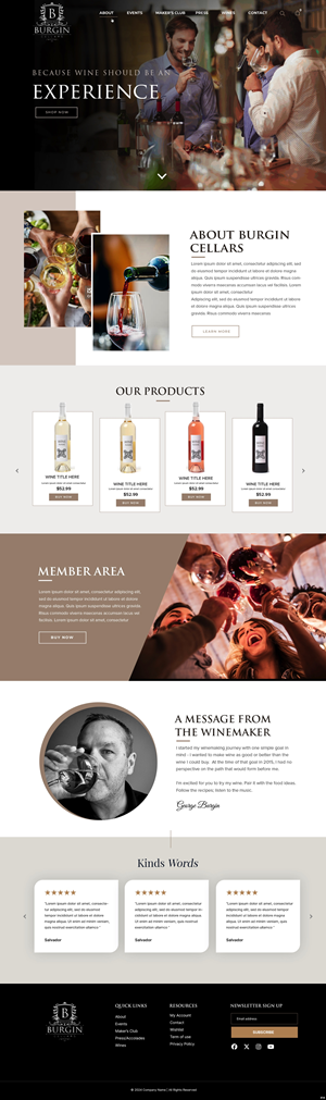 Wix Design by pb for this project | Design: #34427302