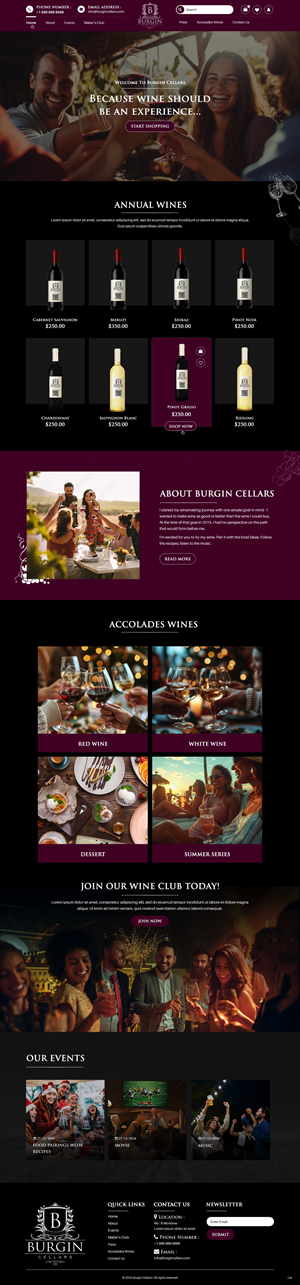 Wix Design by pb for this project | Design: #34427305