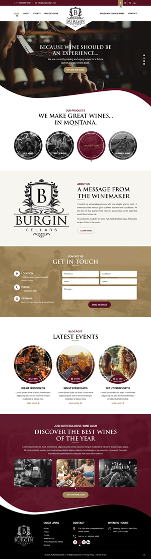 Wix Design by pb for this project | Design: #34427306