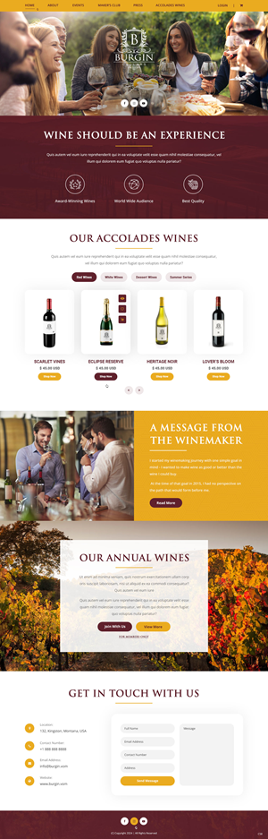 Wix Design by pb for this project | Design: #34427311