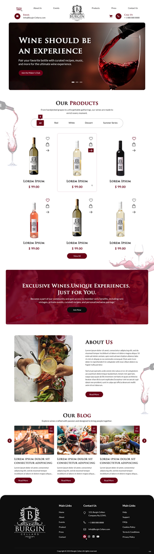 Wix Design by pb for this project | Design: #34427312