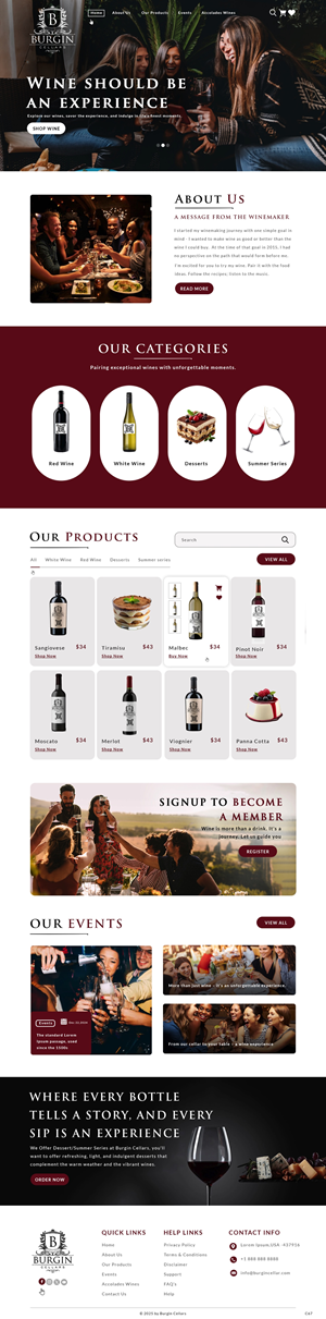 Wix Design by pb for this project | Design: #34427313