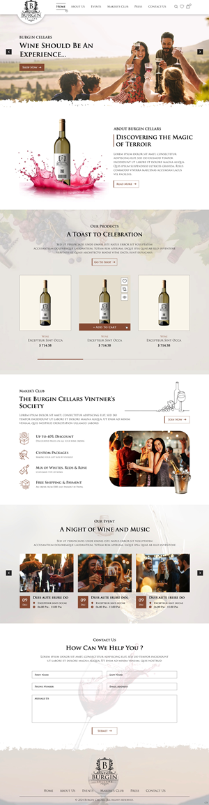Wix Design by pb for this project | Design: #34427320