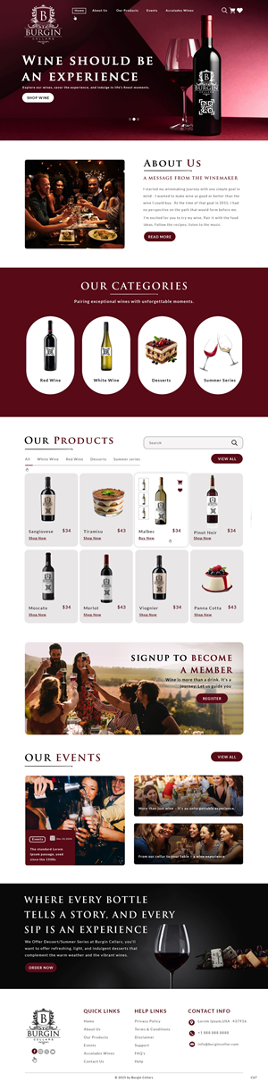 Wix Design by pb for this project | Design: #34427322