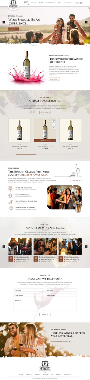 Wix Design by pb for this project | Design: #34432846