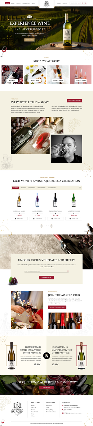 Wix Design by Sbss for this project | Design: #34426128