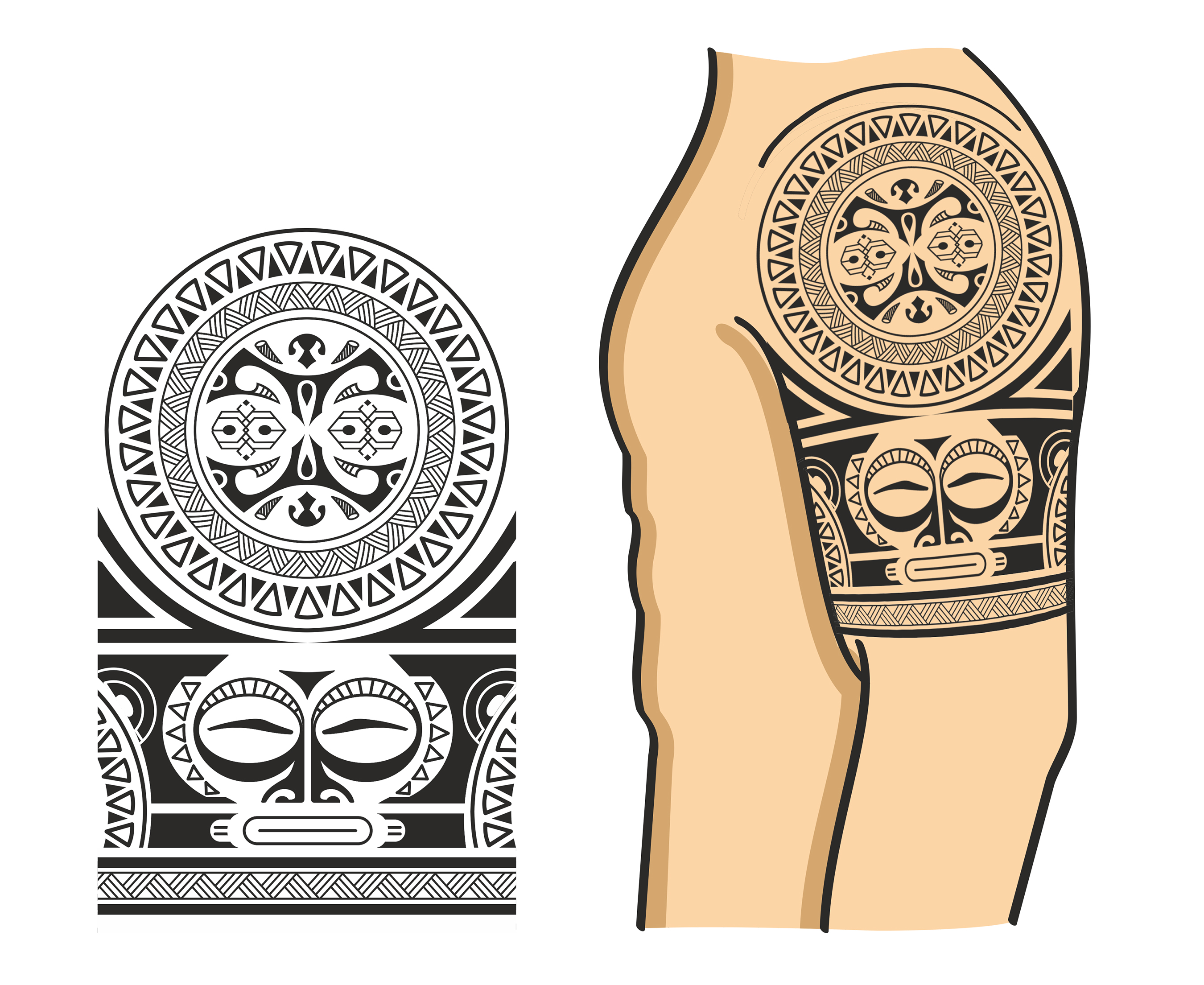 Tattoo Design by lovekeshk1 2 for this project | Design #34953065