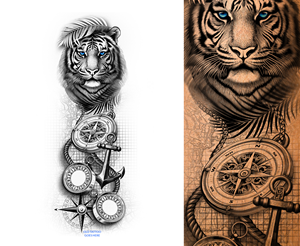 Tattoo Design by Navisol Creatives