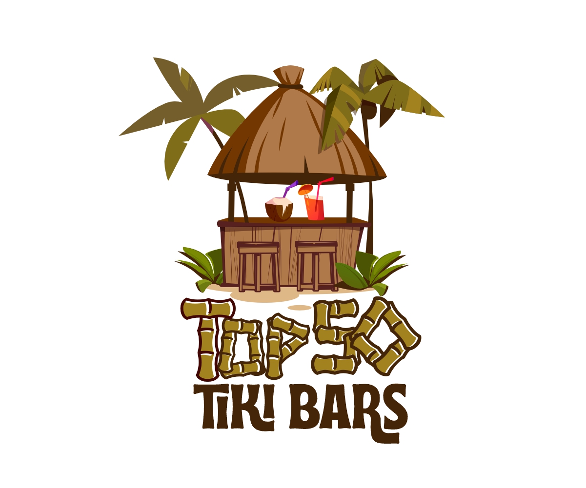 Logo Design by Idesign estudio for Top 50 Tiki Bars | Design #34475109