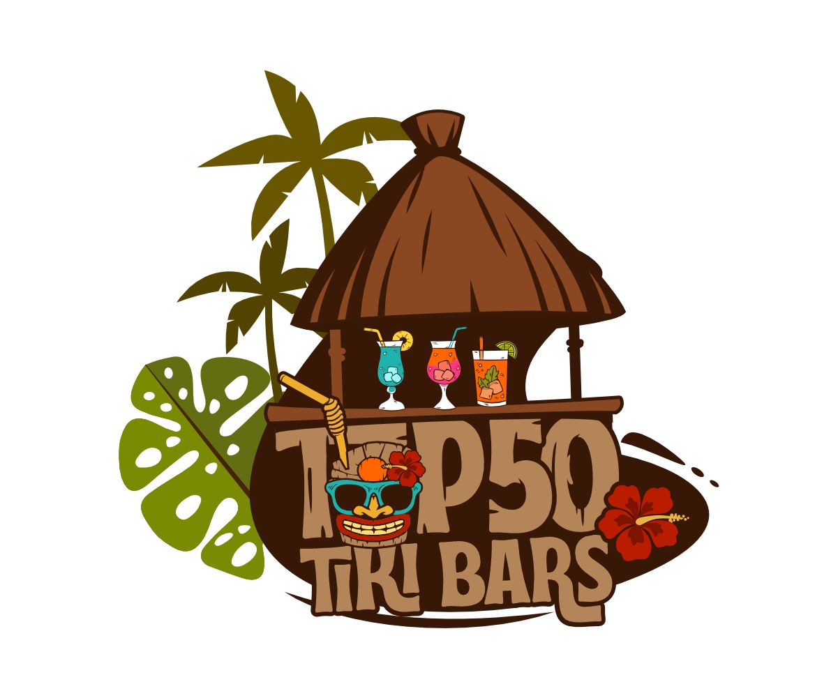 Logo Design by Idesign estudio for Top 50 Tiki Bars | Design #34509687