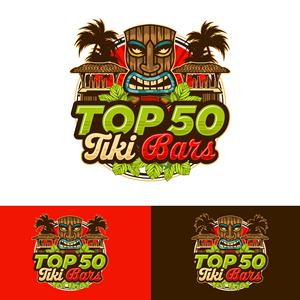 Logo Design by Suvendu.S for Top 50 Tiki Bars | Design: #34464109